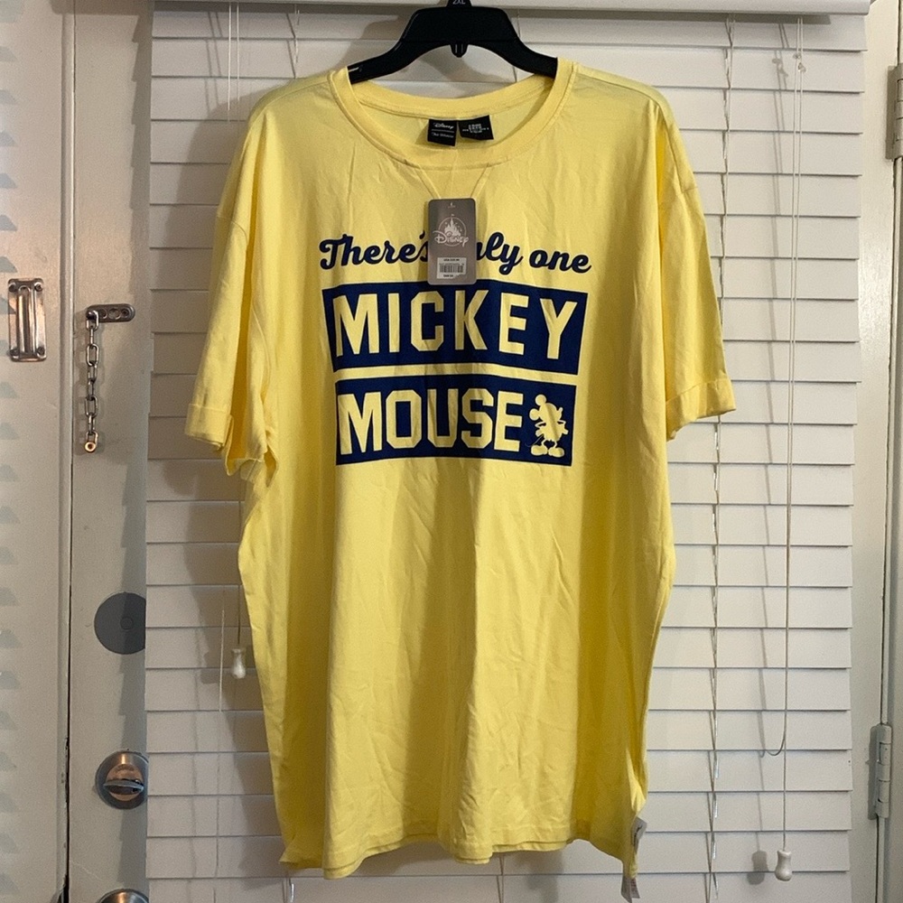 Disney Mickey Mouse t-shirt ,  new  for men  , our universe .